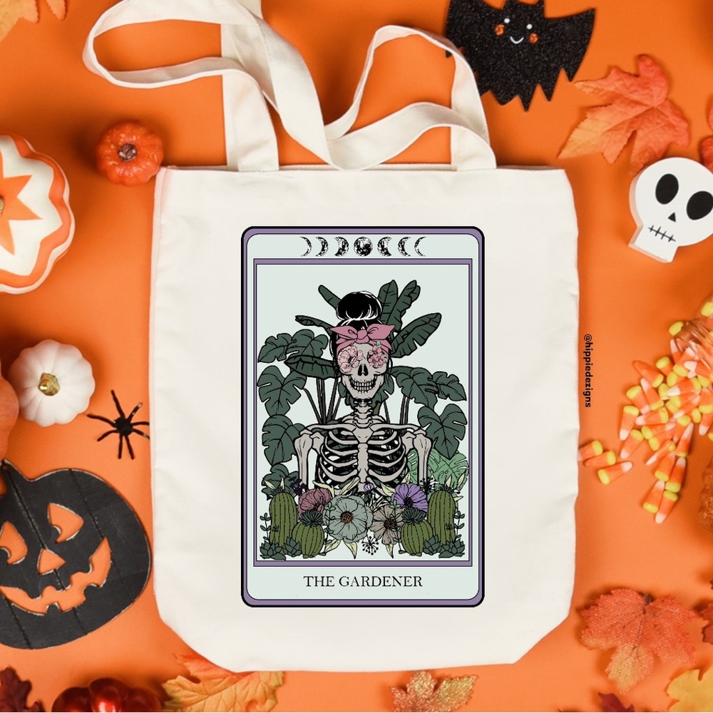 The Gardener White Tote Bag